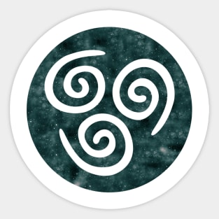Avatar: The Last Airbender - Air Symbol (Galaxy Design) Sticker